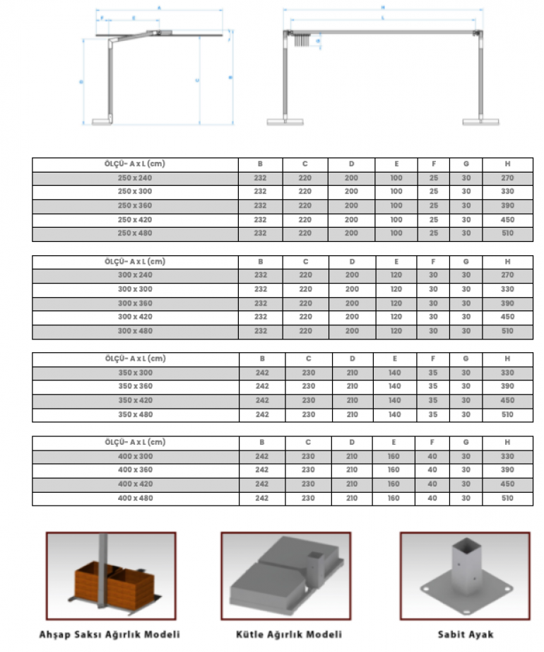 Flexy Yatay Açılır Kapanır Şemsiye
